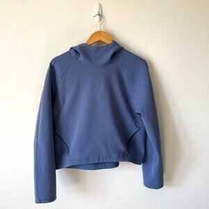 lululemon athletica blue hooded sweatshirt